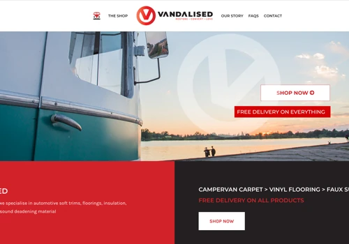 Web Design & Development for vehicle accessories