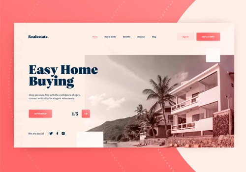 WEB SERVICE FOR SELLING AND BUYING HOUSES