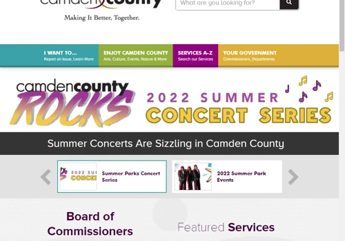Website Design for County Government