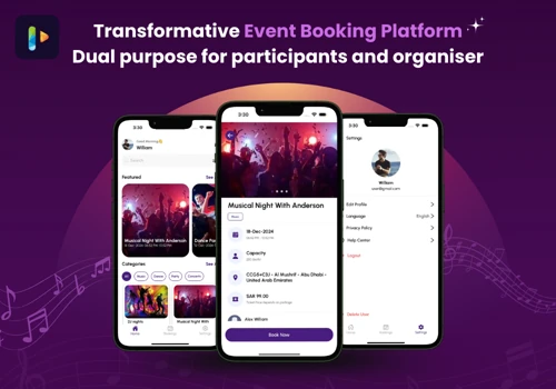 Event Booking app for Saudi Arabia