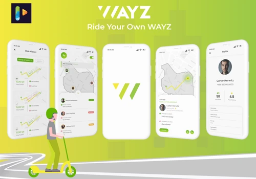 WAYZ- Online E- Scooter Booking App