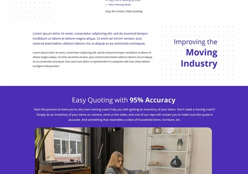 Web Design For Moving Broker