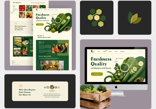 Website Development for Organic Produce Farm