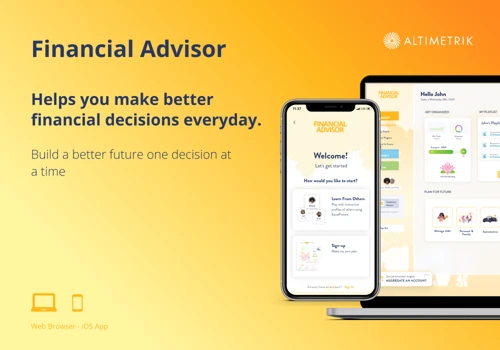 Financial Advisor iOS app and web platform
