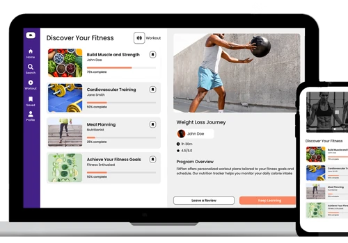 Fitness & Training Web / Mobile Application