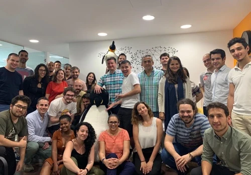 Penguins in Lisbon headquarters