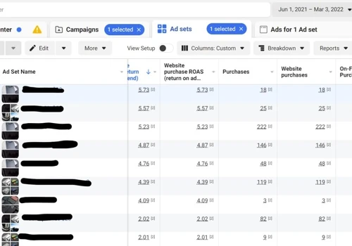 Facebook ads management