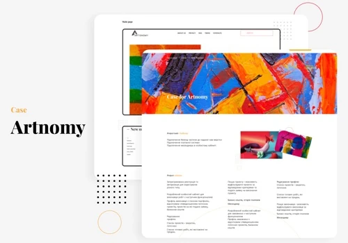 Website for Artists, Publishing Orders, and Search