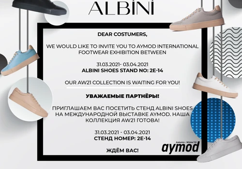 Albini - AYMOD Istanbul Shoes Fair Invitation Design