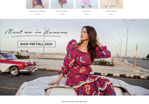 Pitusa Custom Shopify Theme