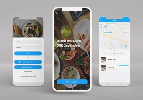 Android and IOS application : Eat Zone