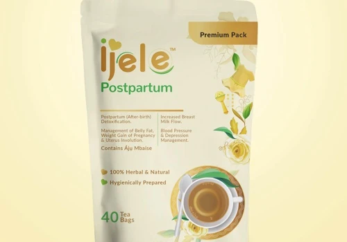 Postpartum Tea Packaging Design for Wellness Brand