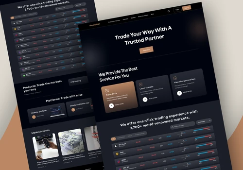 Online Trading Website Design