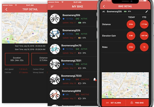 Boomerang bike App