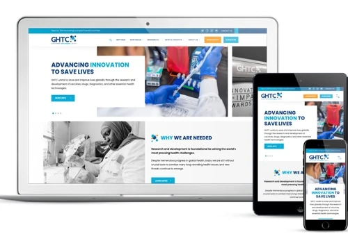 Custom, responsive website