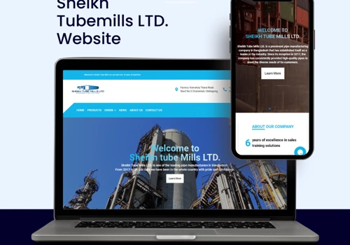 Sheikh Tube Mills LTD. Custom Website development