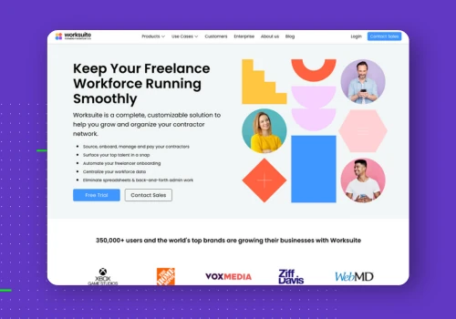 Rebranding and new website for Worksuite
