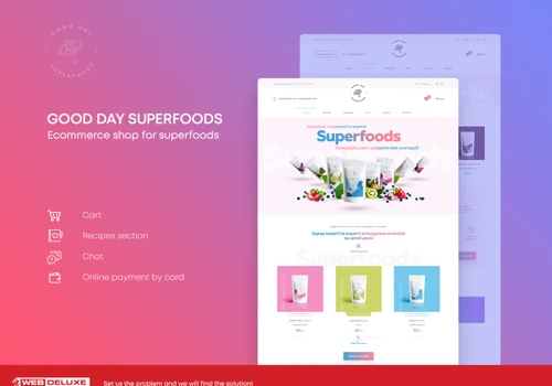E-commerce Shop for Superfoods