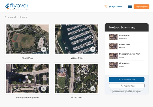 End-to-End Automation for Aerial Services