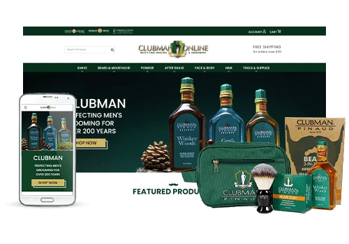 BigCommerce Design & Dev for Clubman Pinaud