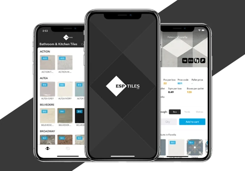 ESP Tiles app - A 94 page catalogue converted into an app!