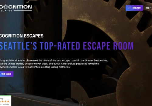 Web Design, Development, SEO, PPC for Escape Room