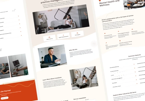 InstaCare Co. | Website Redesign