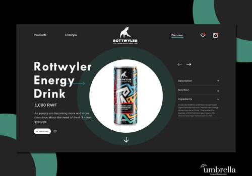 Rottwyler Drink Website