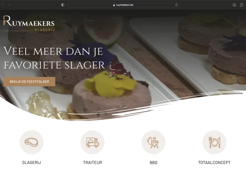 Slagerij Ruymaekers (Logo, huisstijl, folder, web)