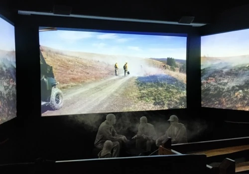The Elk County Visitor Center 3 Screen 4D Theater