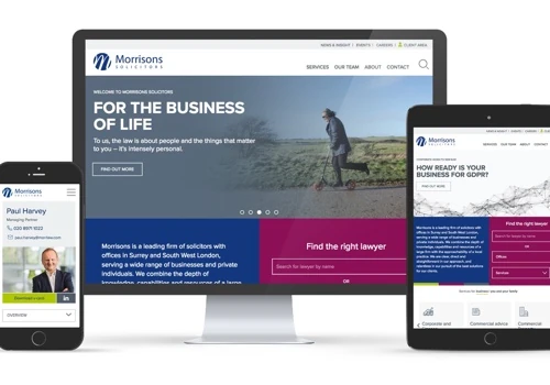 Morrisons Solicitors Wordpress website