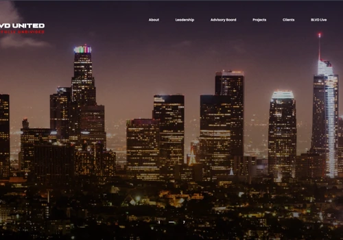 Contemporary Web Design for BLVD United