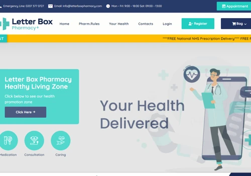 Letterbox Pharmacy Custom Web & App Development