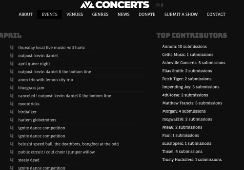 Asheville Concerts