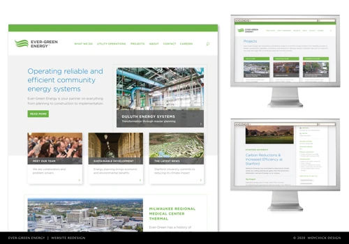 Ever-Green Energy – Website Redesign