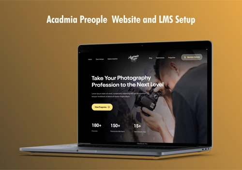 Website and LMS setup