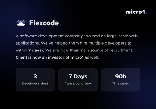Hired React.js expert, a PO and more.