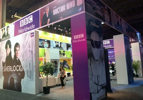 BBC Studios Product Catalog and Tradeshow Graphics