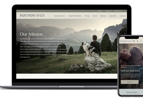 Hounds and Co. Unleashes a New Look Online