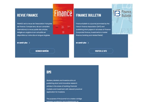 AFFI - French Finance Association - Drupal 9 site