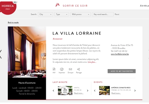 Digital ecosystem for gastronomy