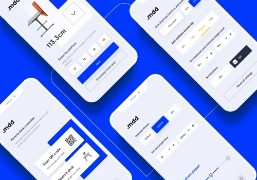 MDD Desk BT - mobile app for bluetooth desk control