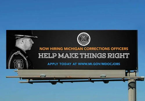 Michigan Department of Corrections Billboard