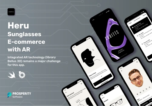 An E-Commerce app with 3D face scanning & virtual glasses try-on.
