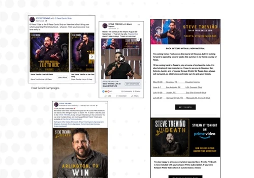 Marketing for Comedian Steve Treviño