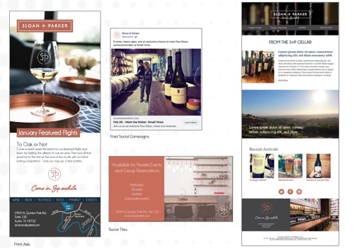 Marketing for Sloan + Parker