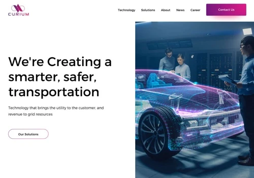 Website for a Technology Startup