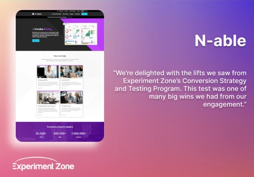 Conversion rate optimization (▲41%)