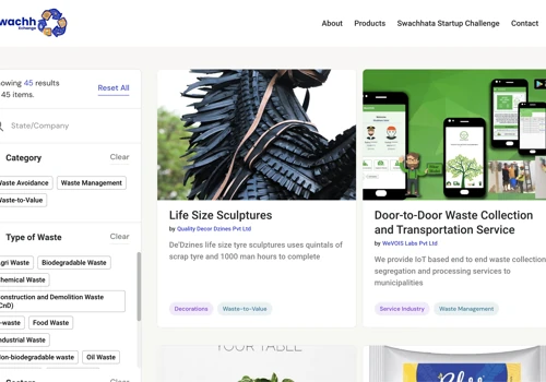 SwachhXchange - Website