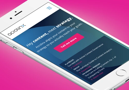Website Design - Acrolinx